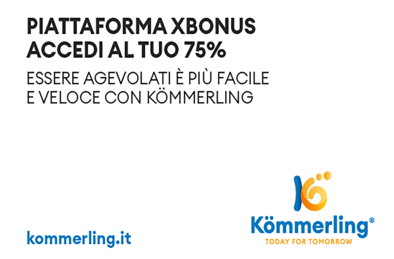 XBonus la piattaforma Kömmerling per le pratiche 75%